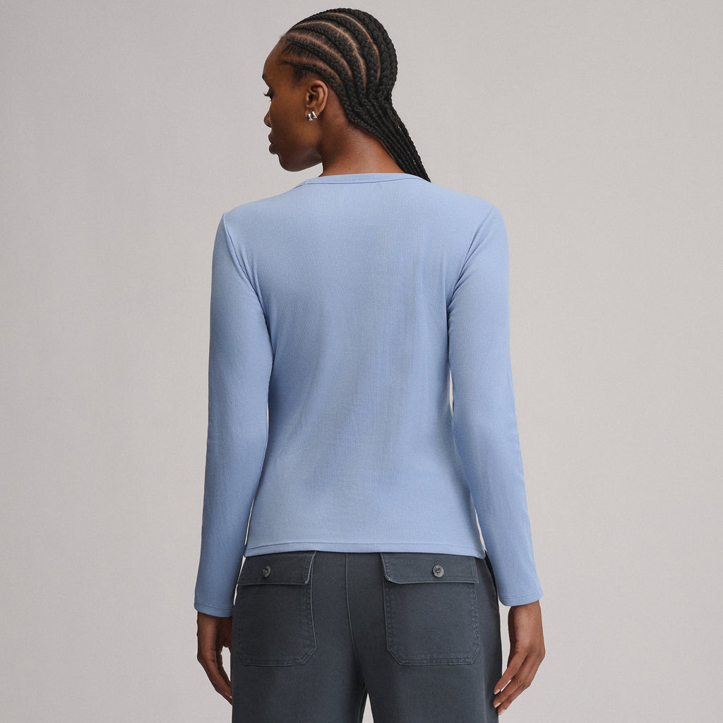Women's Softline Rib Long-Sleeve Crew