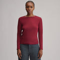 Women's Softline Rib Long-Sleeve Crew