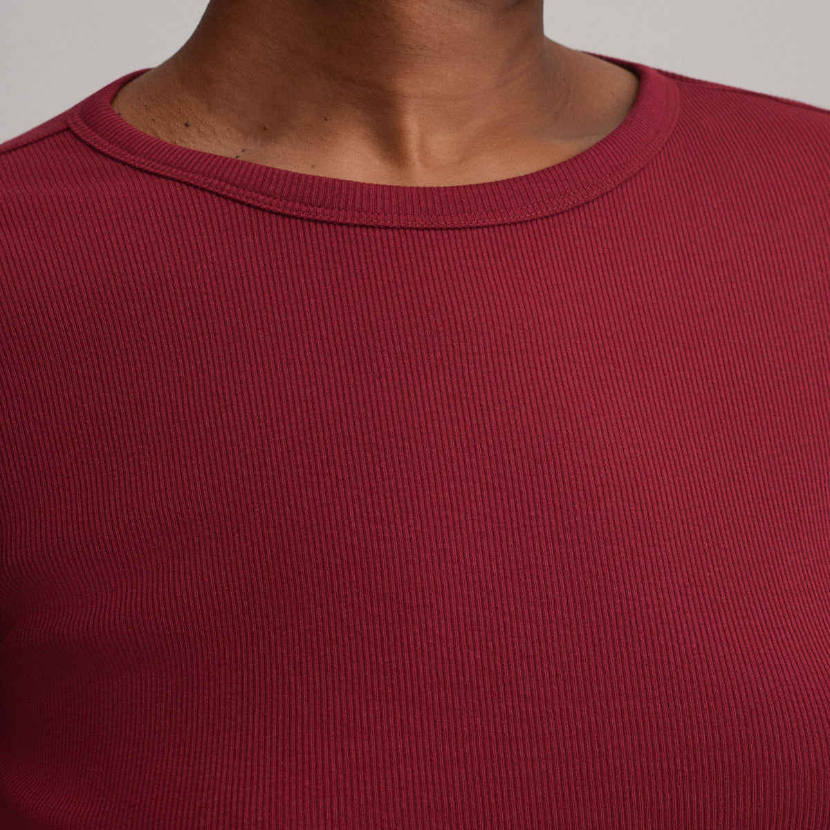 Women's Softline Rib Long-Sleeve Crew