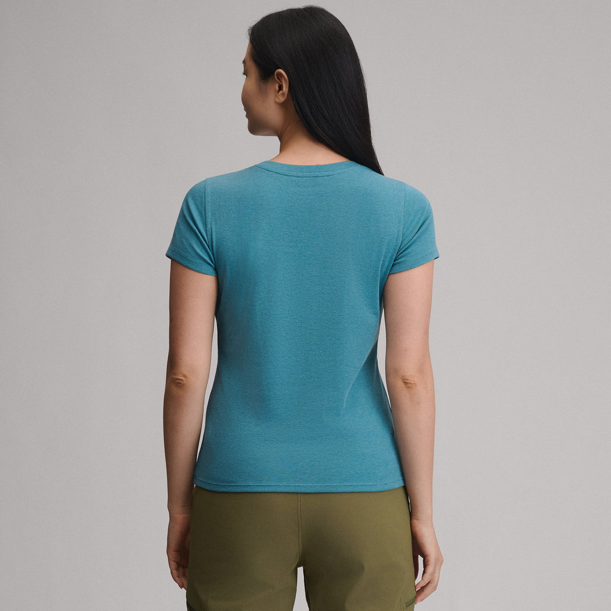 Women's Everyday Short-Sleeve V-Neck T-Shirt