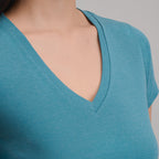 Women's Everyday Short-Sleeve V-Neck T-Shirt