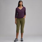 Women's Everyday Long-Sleeve V-Neck T-Shirt