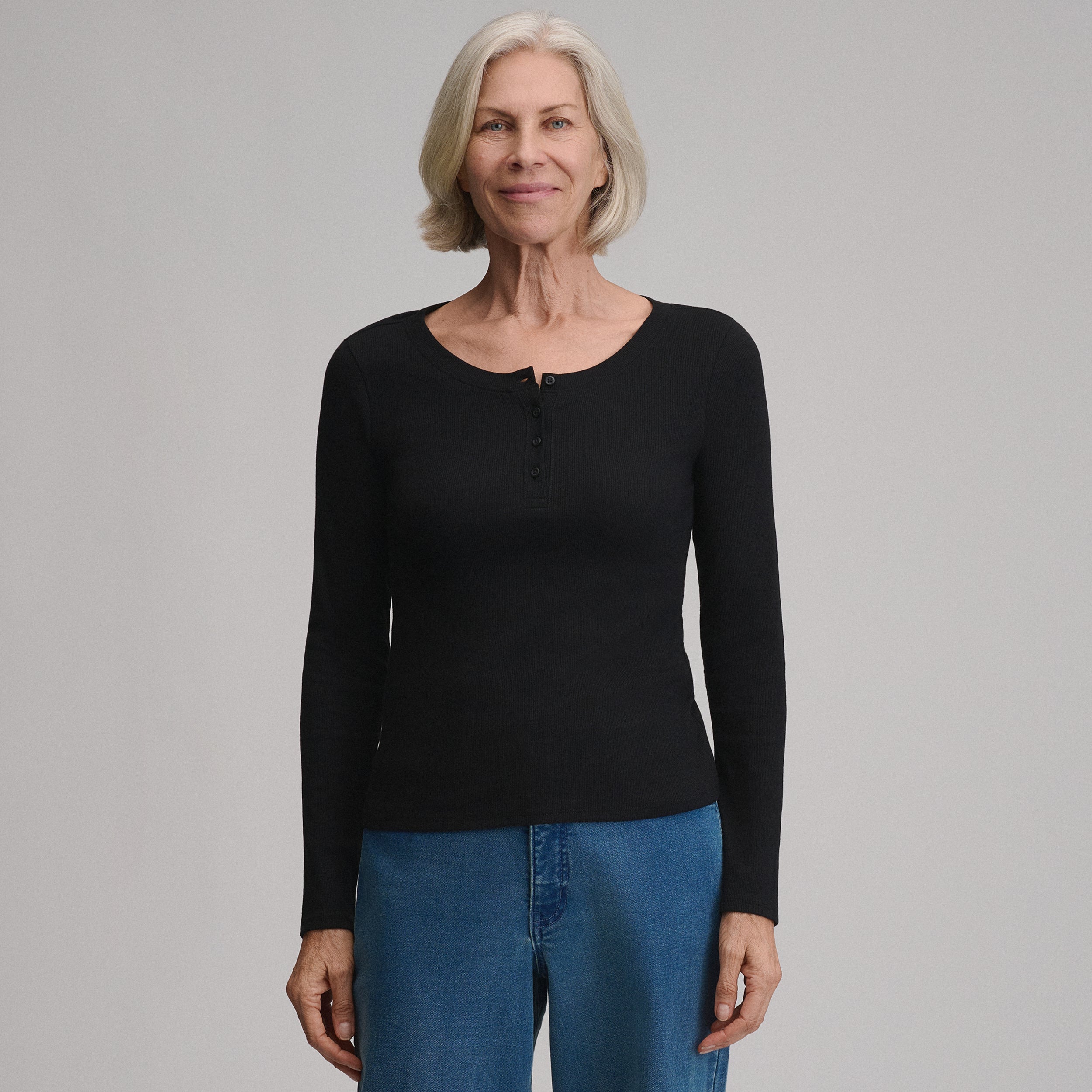 Women's Softline Rib Long-Sleeve Henley