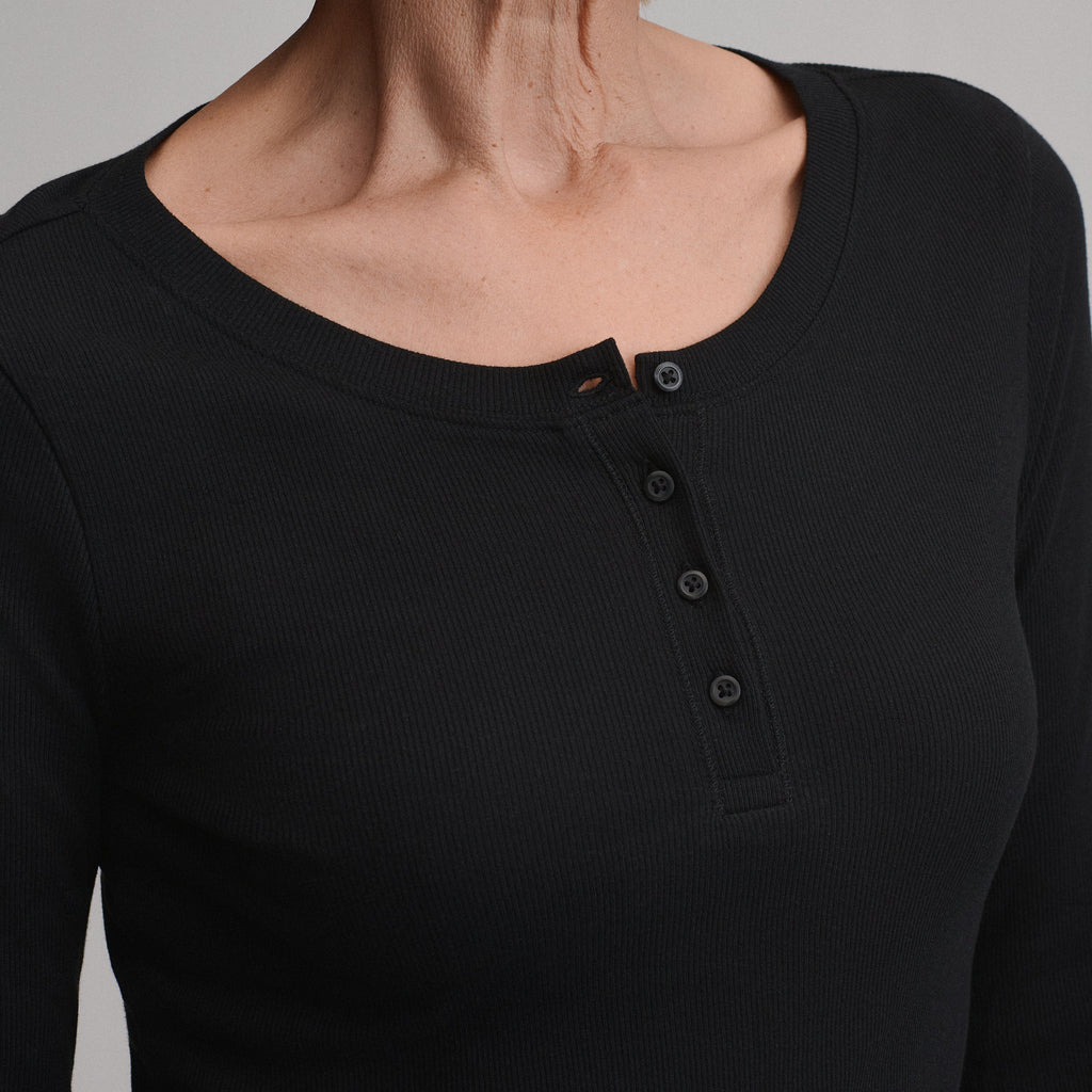 Women's Softline Rib Long-Sleeve Henley