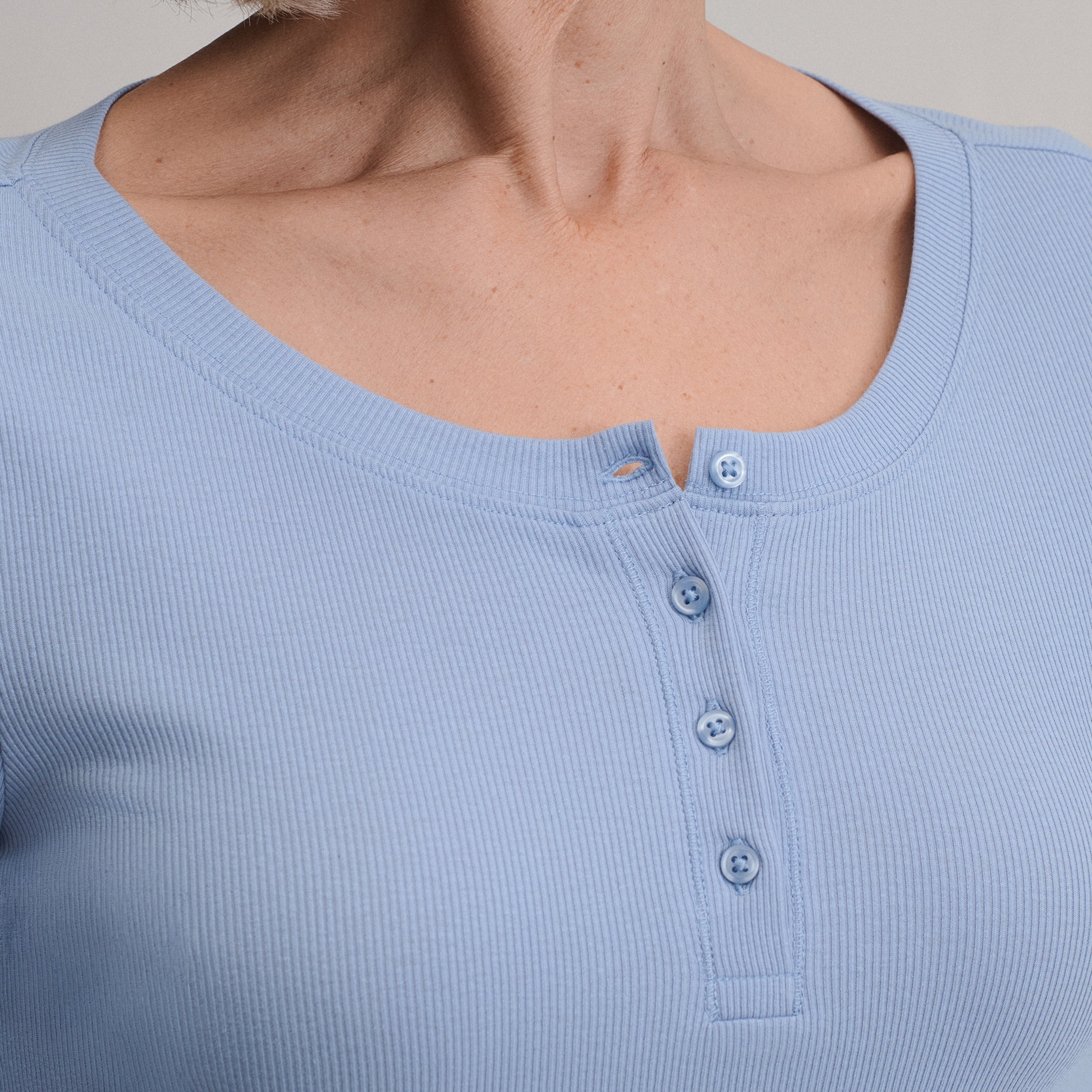 Women's Softline Rib Long-Sleeve Henley
