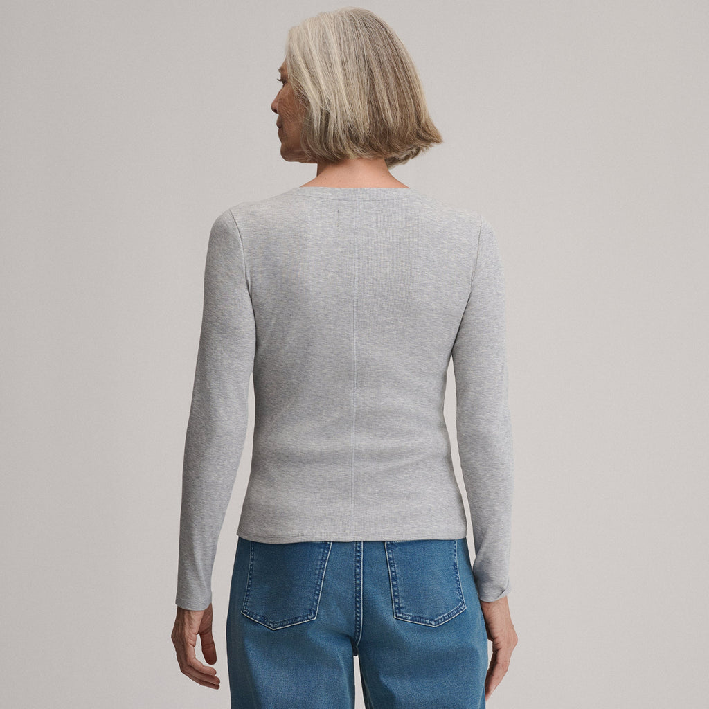 Women's Softline Rib Long-Sleeve Henley