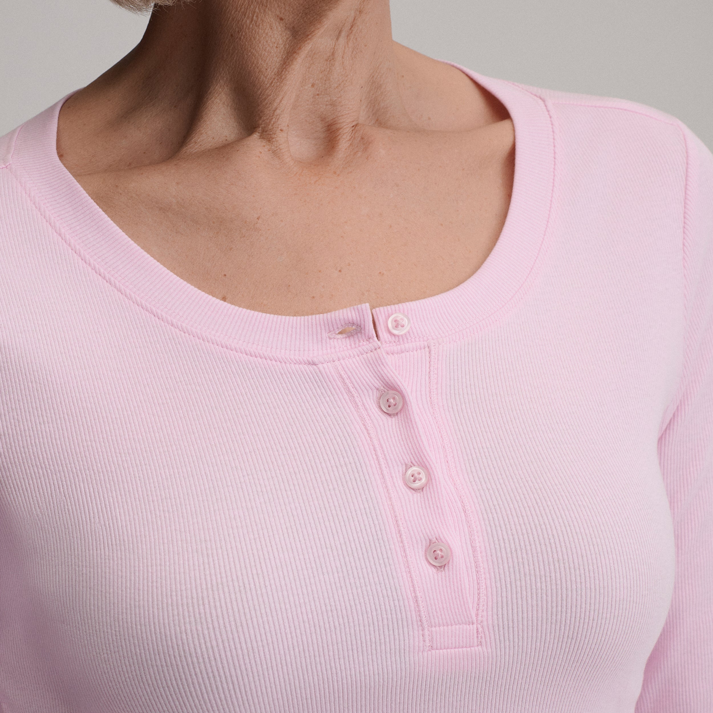 Women's Softline Rib Long-Sleeve Henley