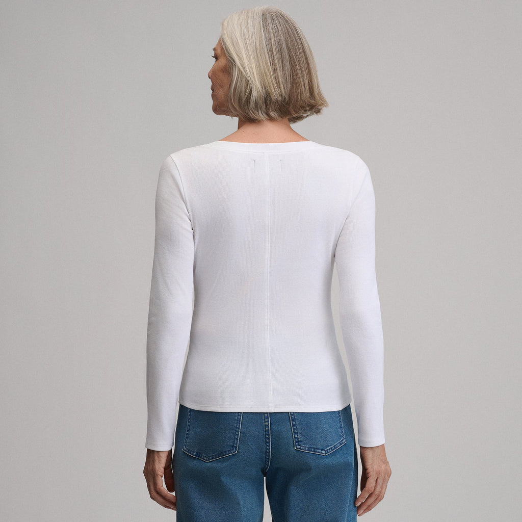 Women's Softline Rib Long-Sleeve Henley