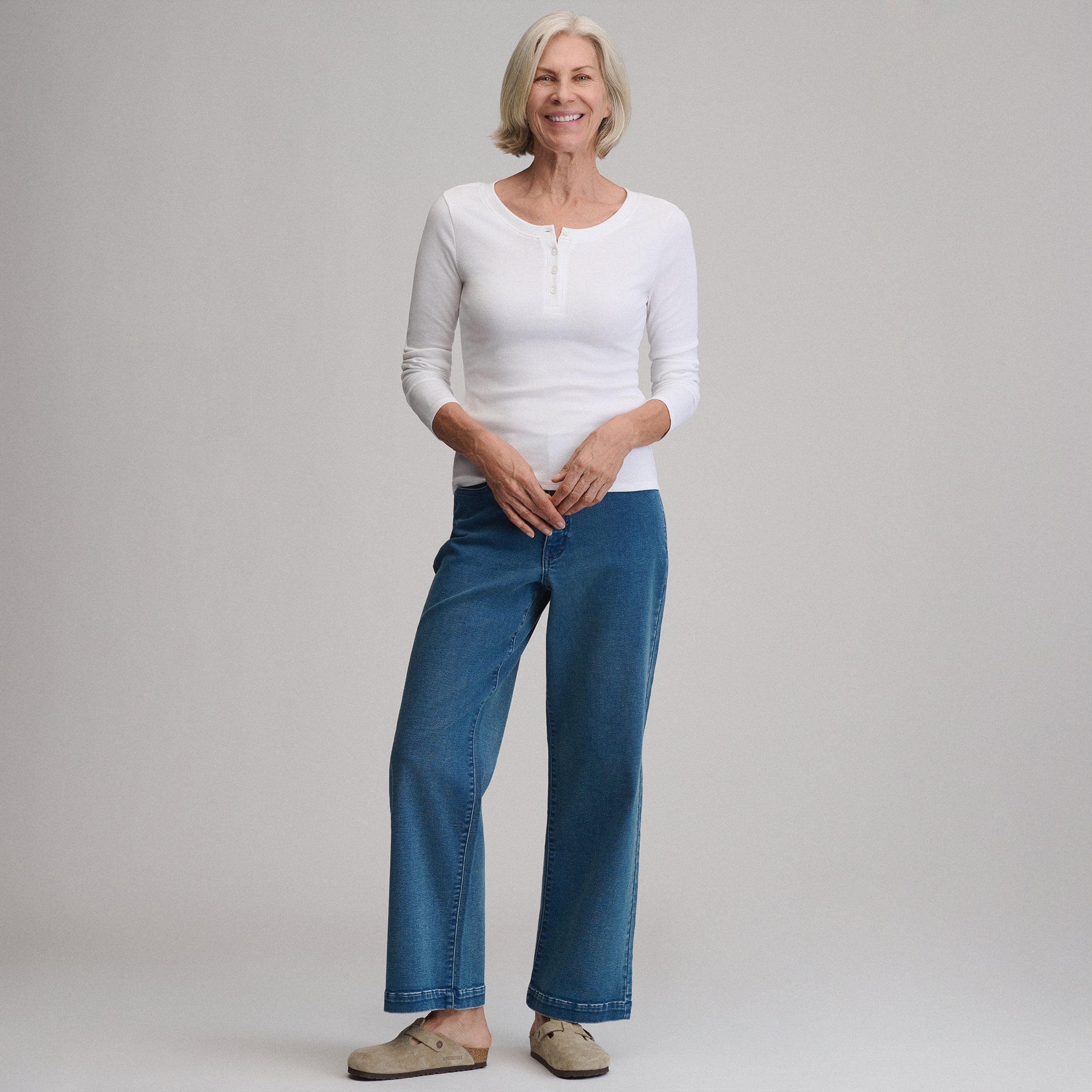 Women's Softline Rib Long-Sleeve Henley