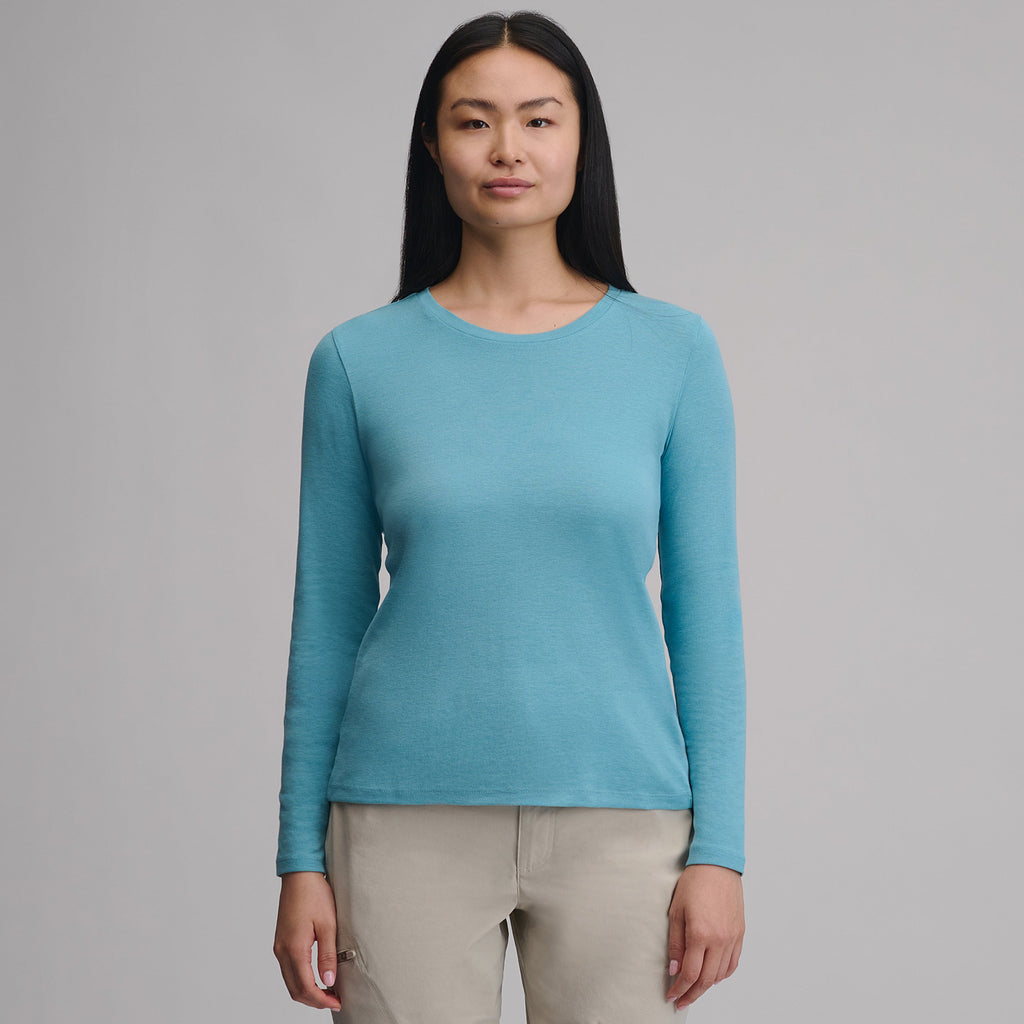 Women's Everyday Long-Sleeve Crewneck T-Shirt