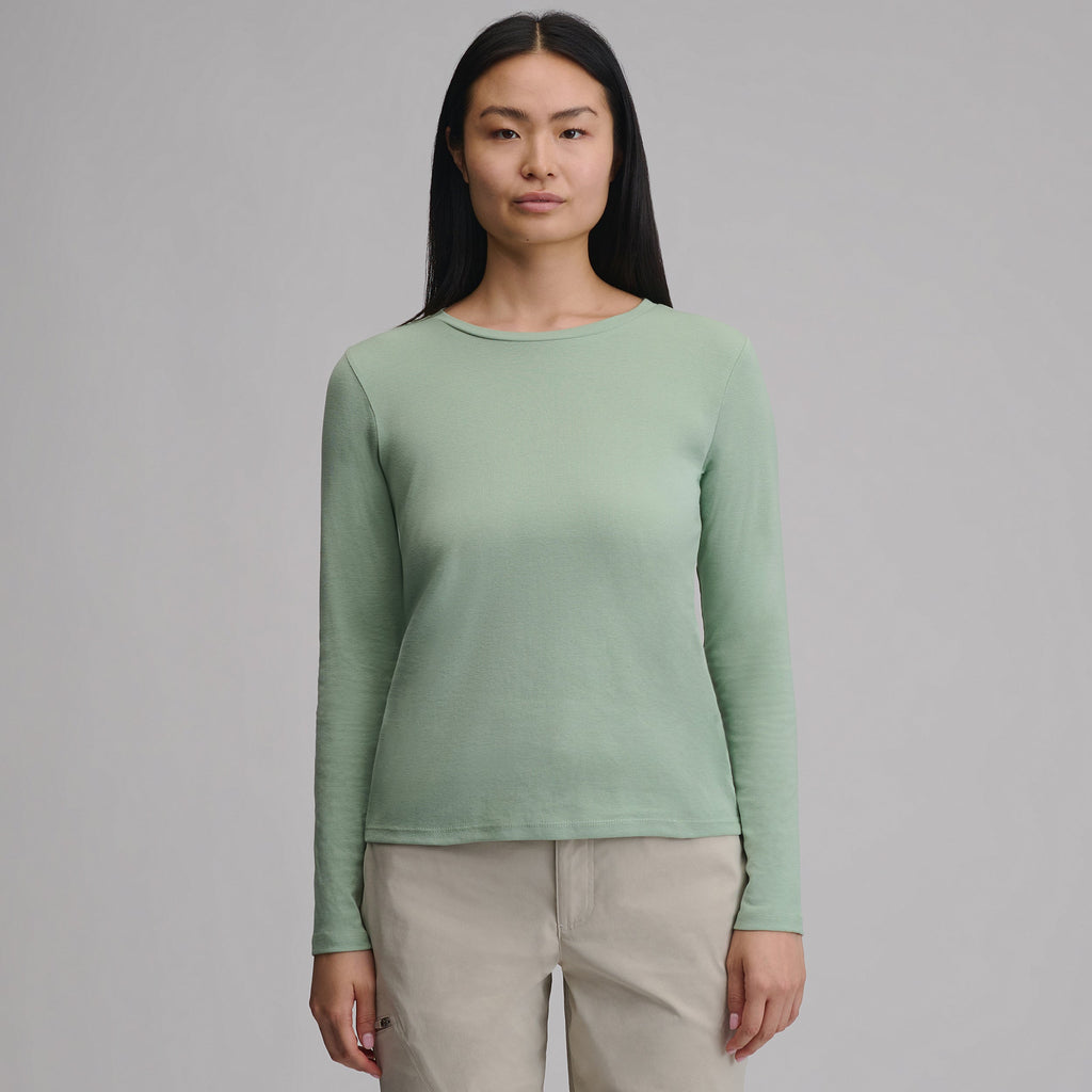 Women's Everyday Long-Sleeve Crewneck T-Shirt
