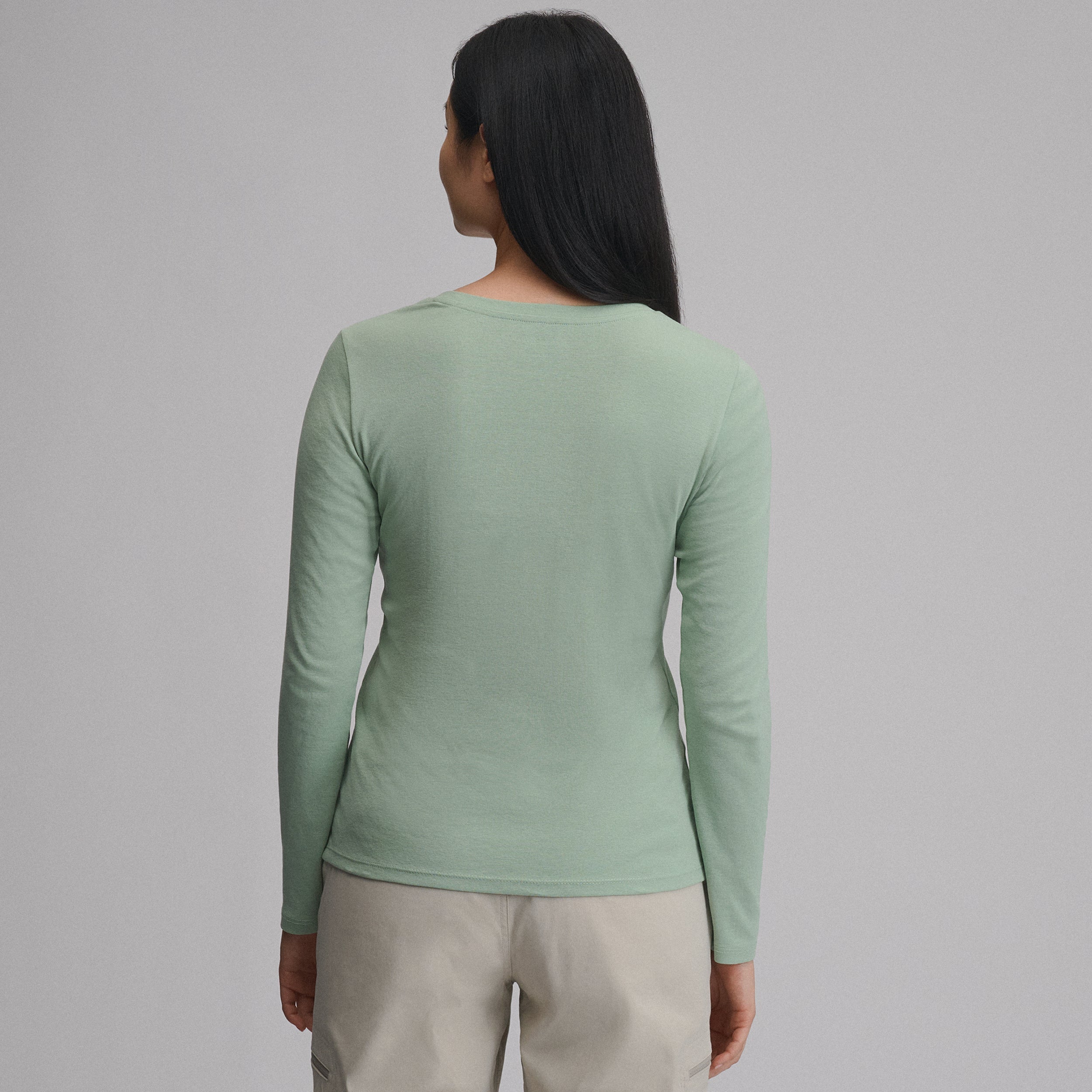 Women's Everyday Long-Sleeve Crewneck T-Shirt