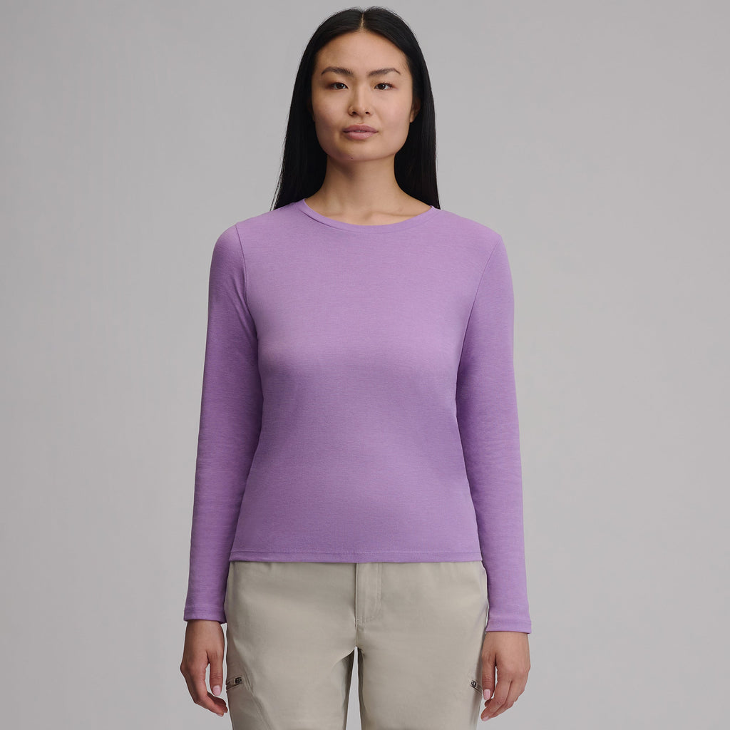 Women's Everyday Long-Sleeve Crewneck T-Shirt