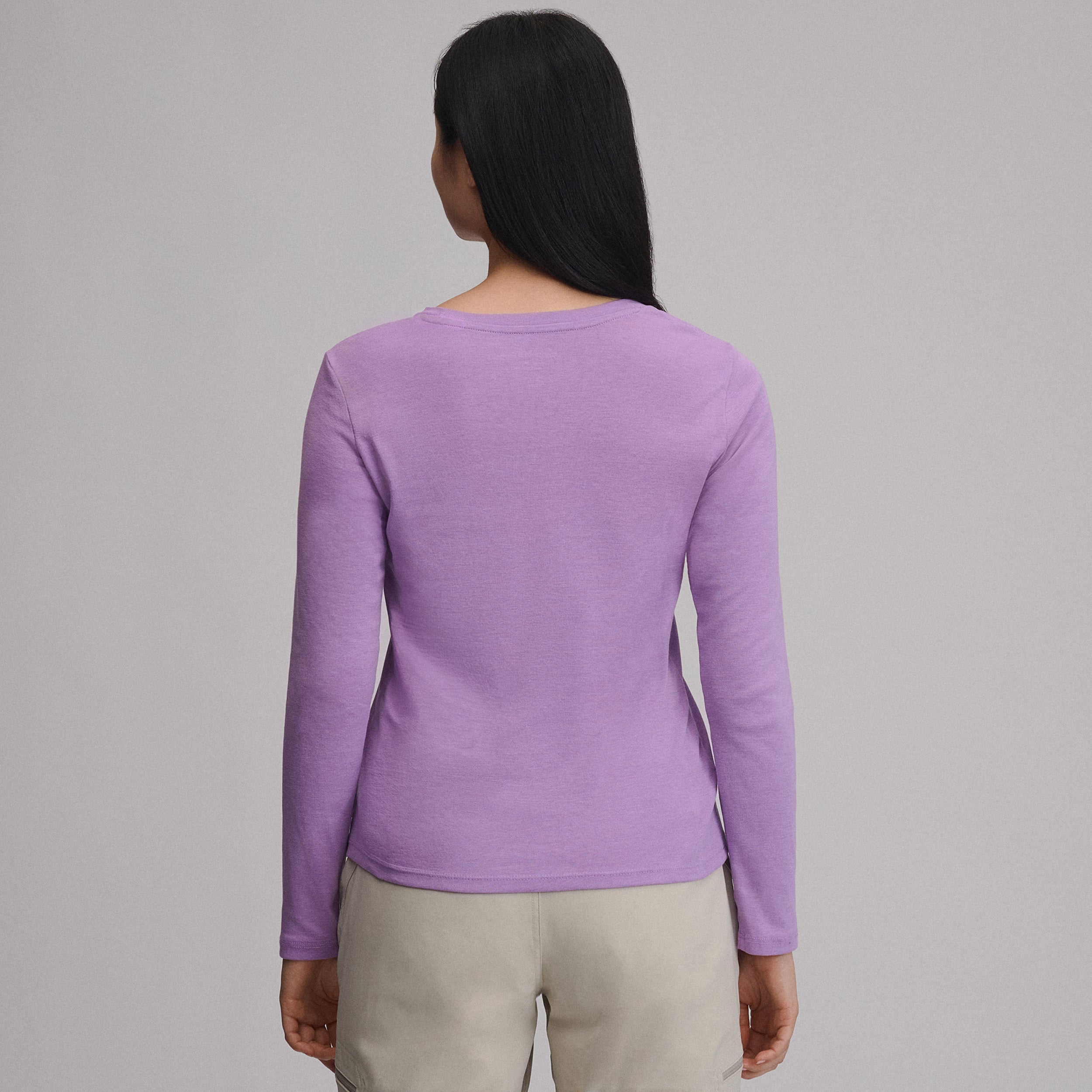 Women's Everyday Long-Sleeve Crewneck T-Shirt
