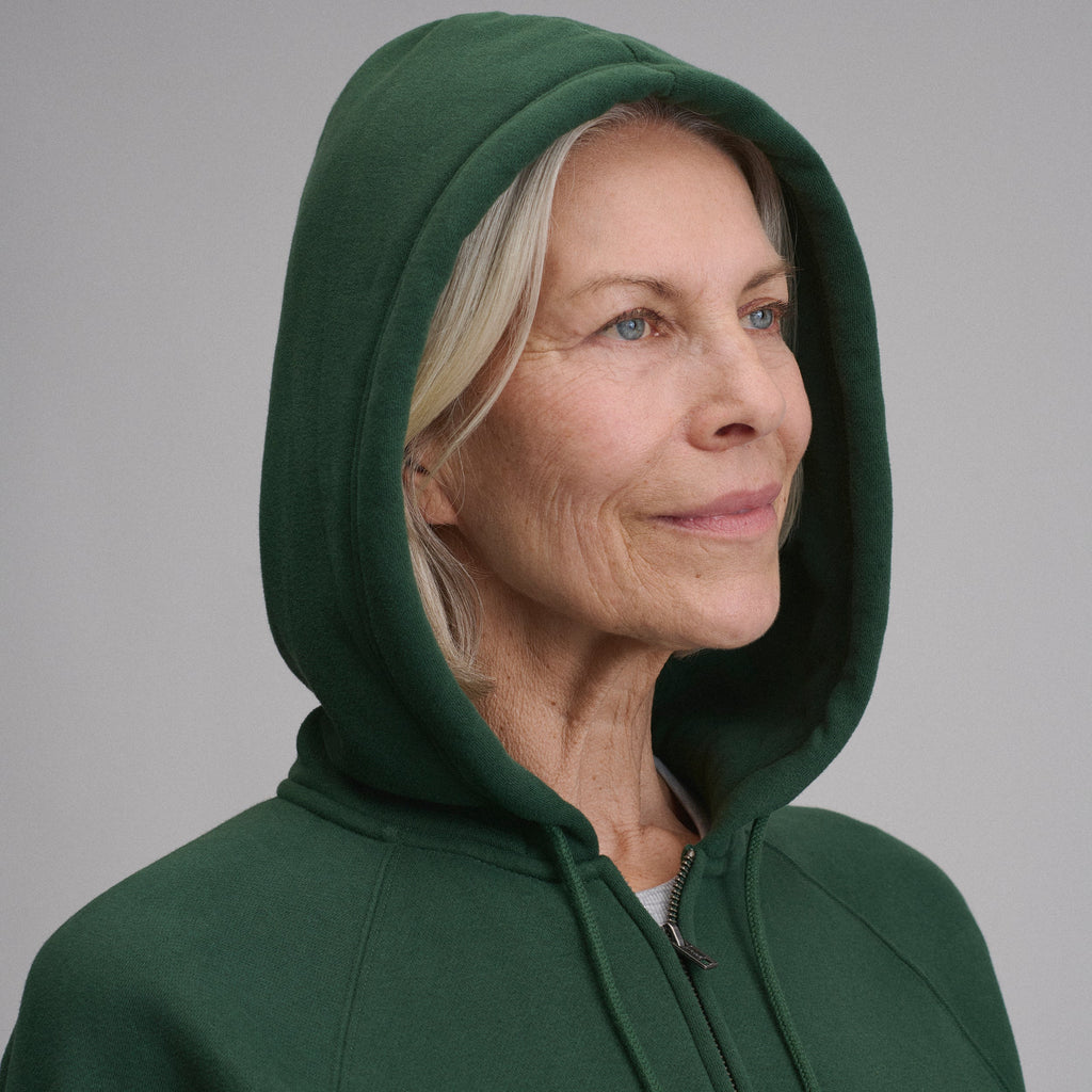 Women's Vintage Soft Full-Zip Hoodie