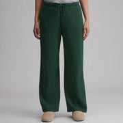 Women's Vintage Soft Relaxed Fit Wide Leg Sweatpants - Dark Mint
