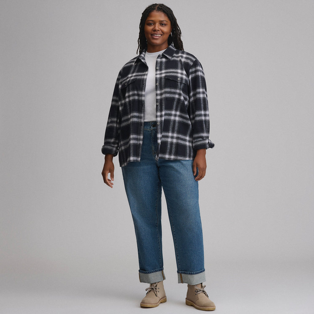 Women's Long-Sleeve Heritage Soft Classic Flannel Shirt