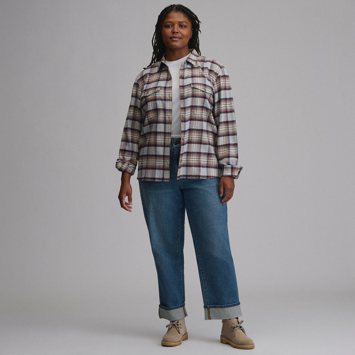 Women's Long-Sleeve Heritage Soft Classic Flannel Shirt