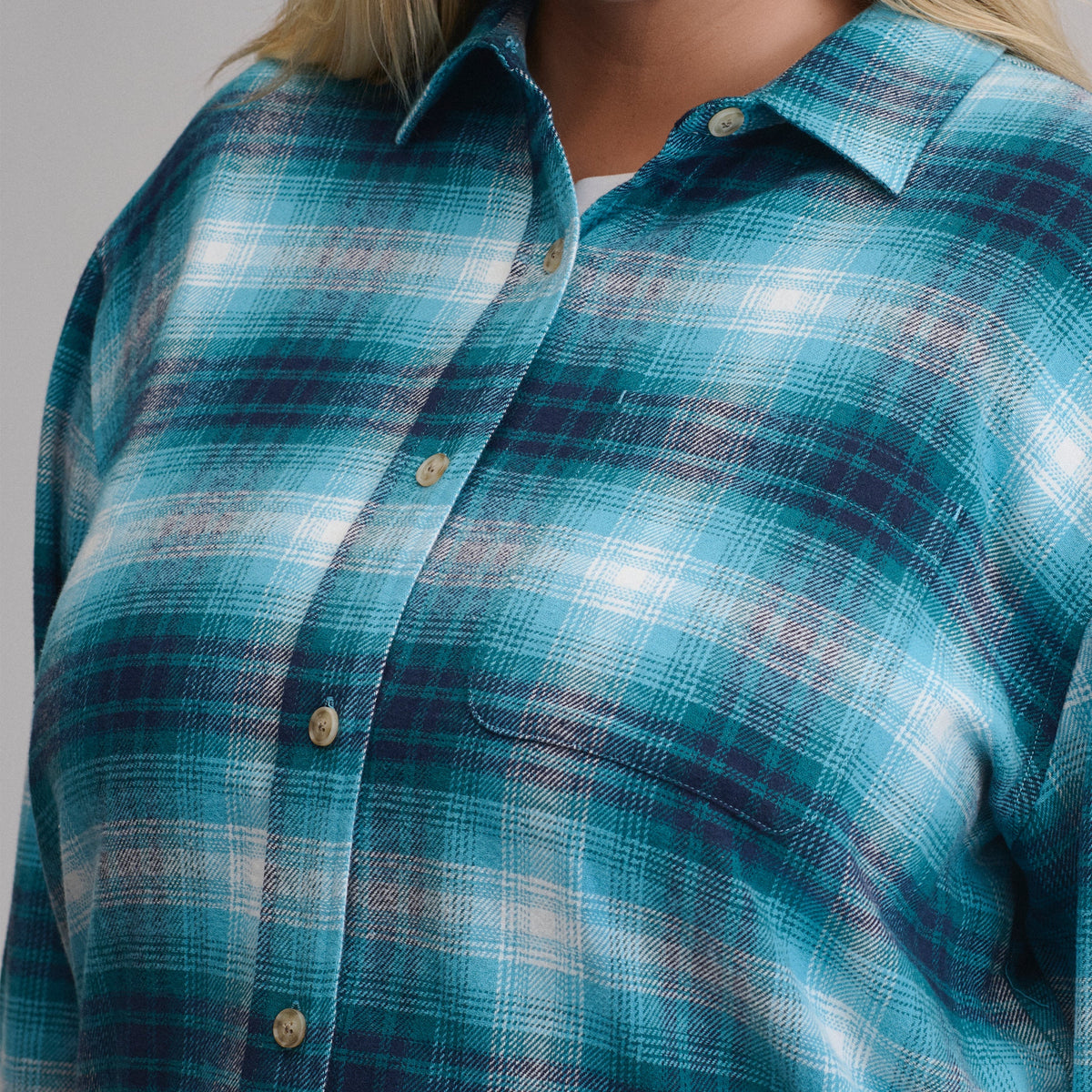 Women's Long-Sleeve Heritage Soft Boyfriend Flannel Shirt