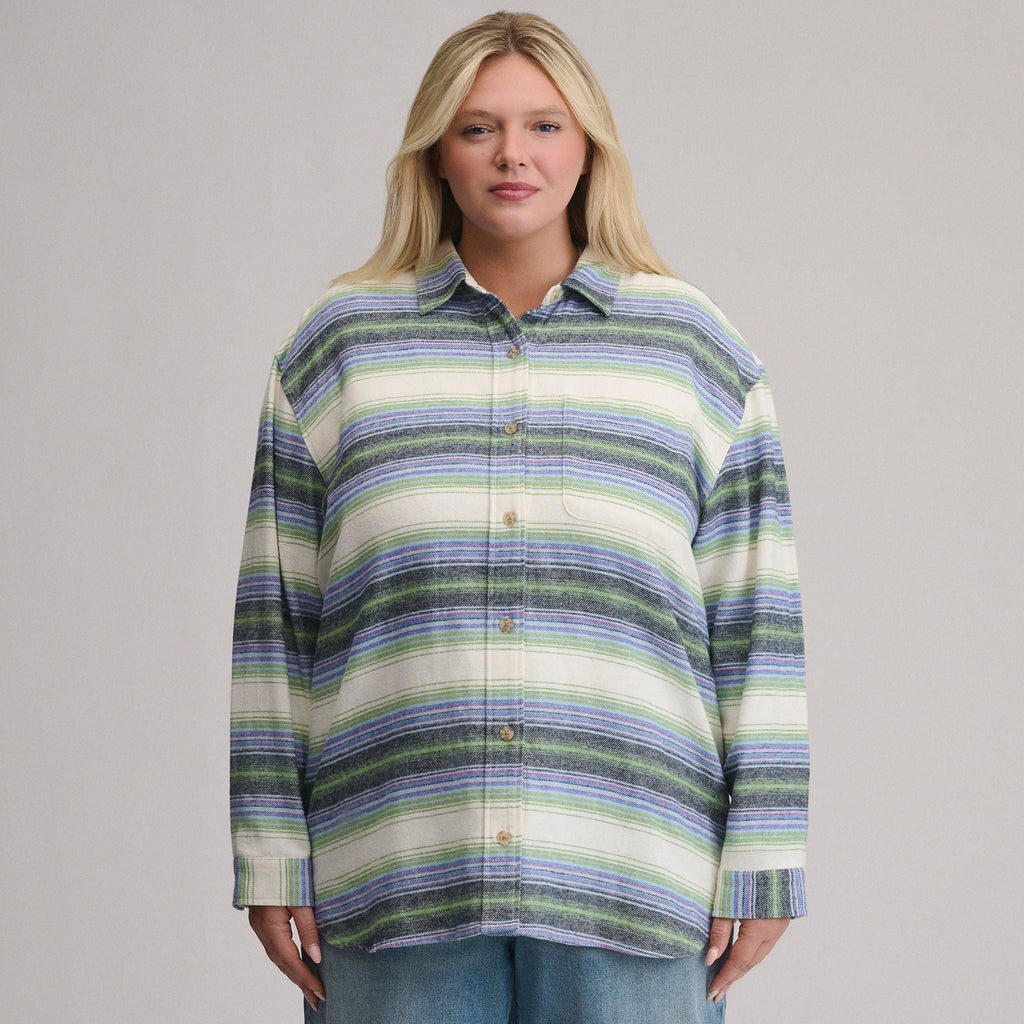 Women's Long-Sleeve Heritage Soft Boyfriend Flannel Shirt