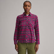 Women's Field Flex Flannel Shirt - Wine Berry