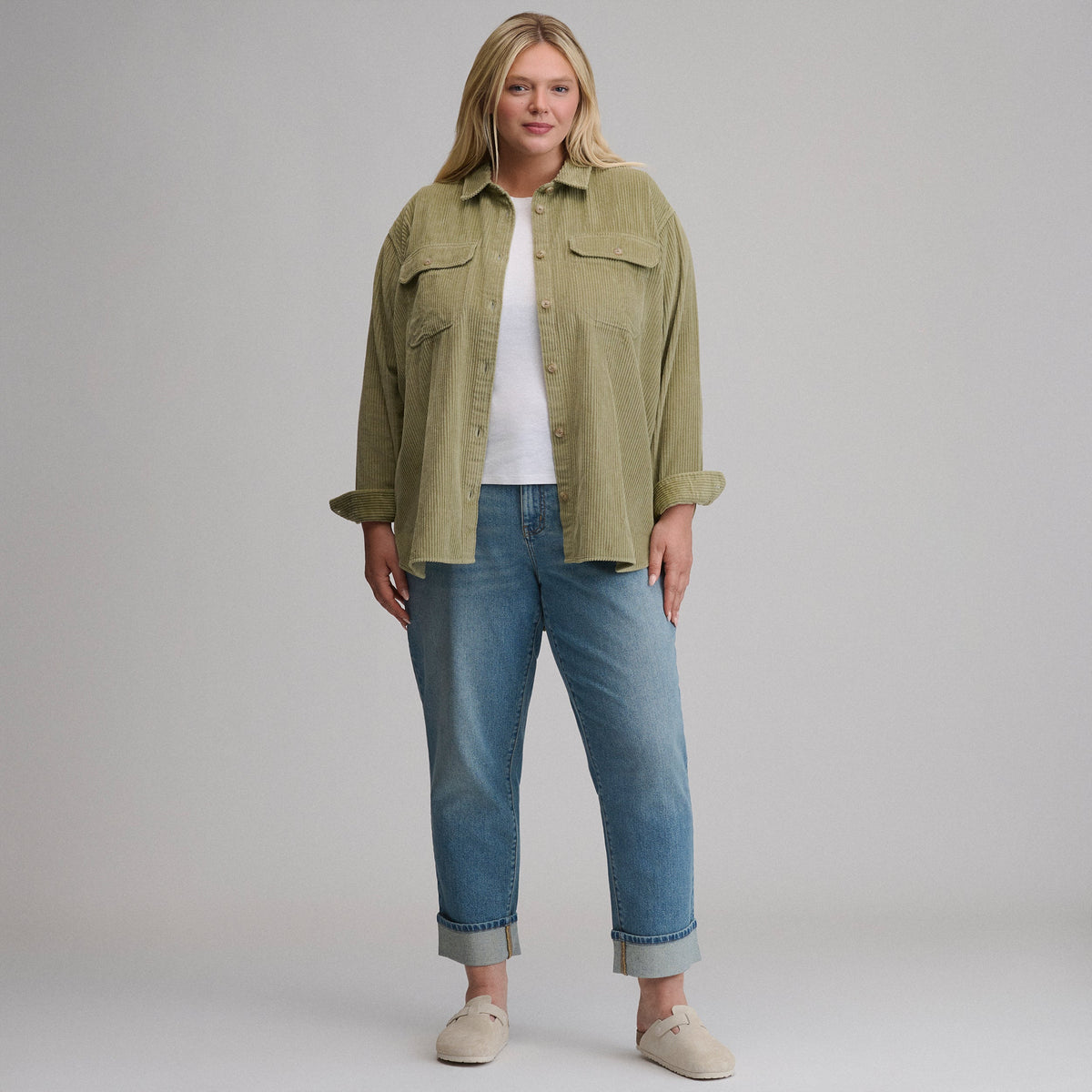 Women's Canyons Corduroy Boyfriend Overshirt
