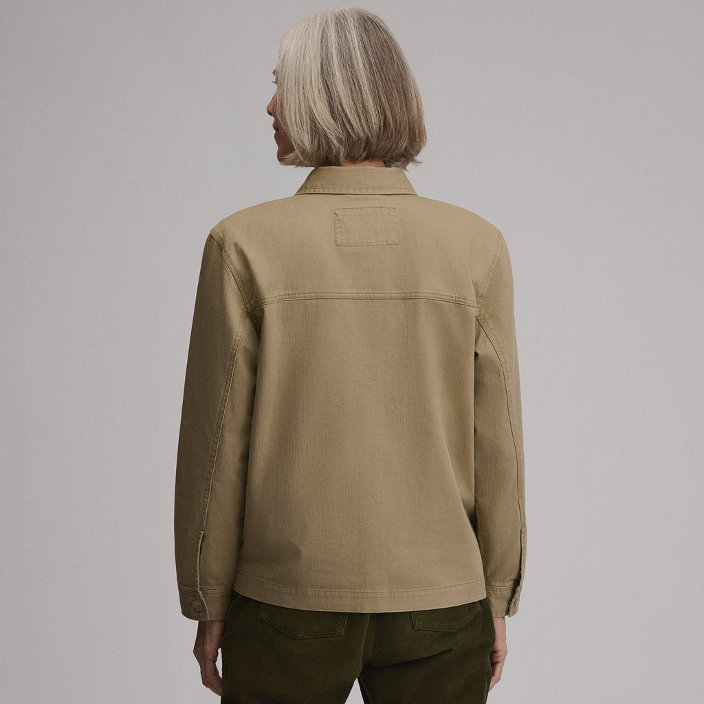 Women's Cotton Twill Shirt Jacket