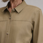 Women's Cotton Twill Shirt Jacket