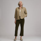 Women's Cotton Twill Shirt Jacket