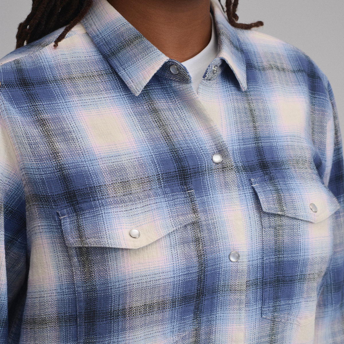 Women's Long-Sleeve Western Button-Down Shirt