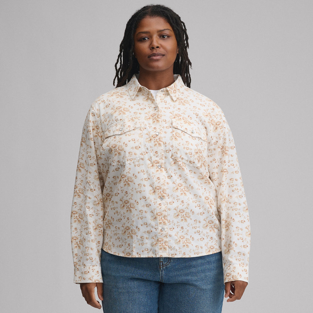Women's Long-Sleeve Western Button-Down Shirt