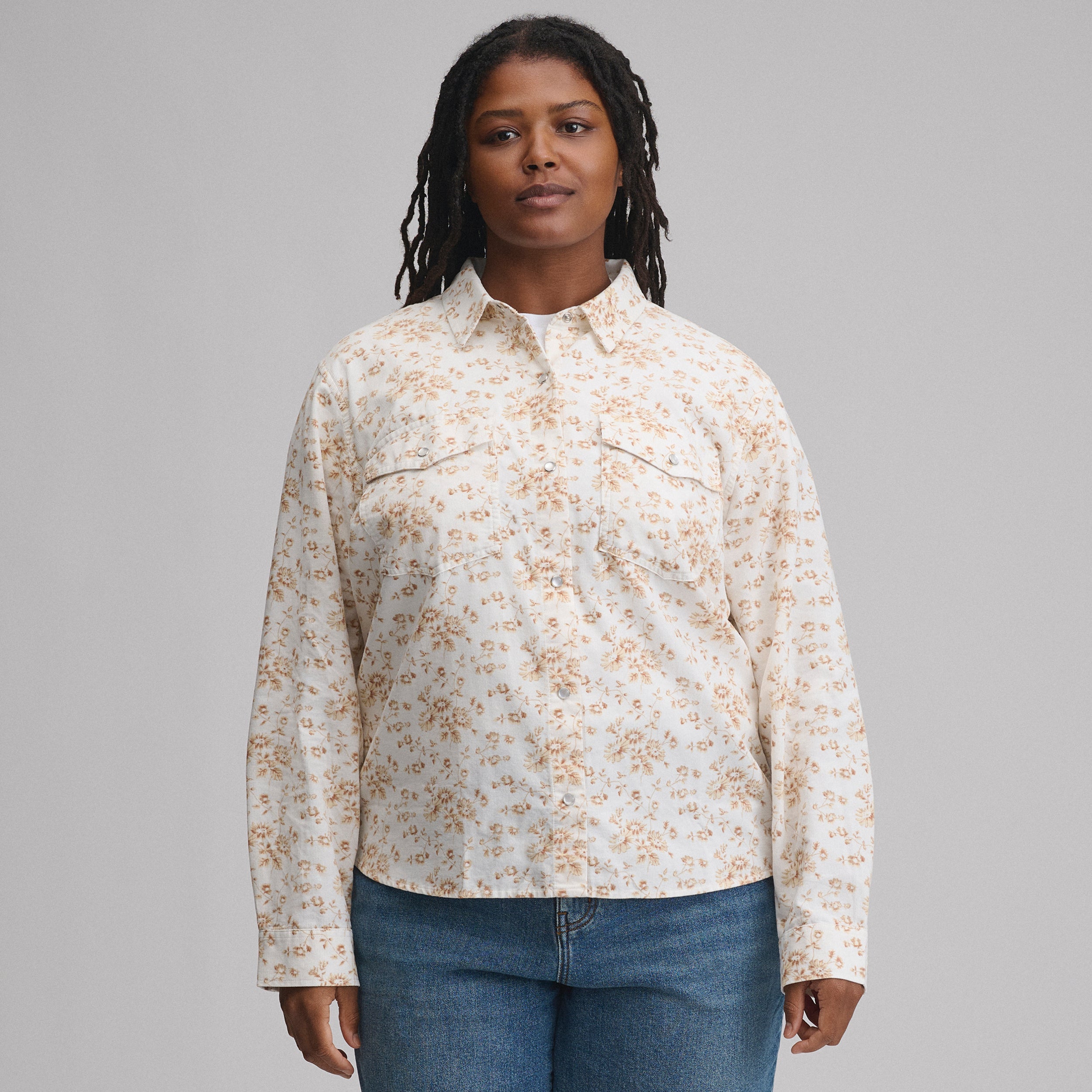 Women's Long-Sleeve Western Button-Down Shirt