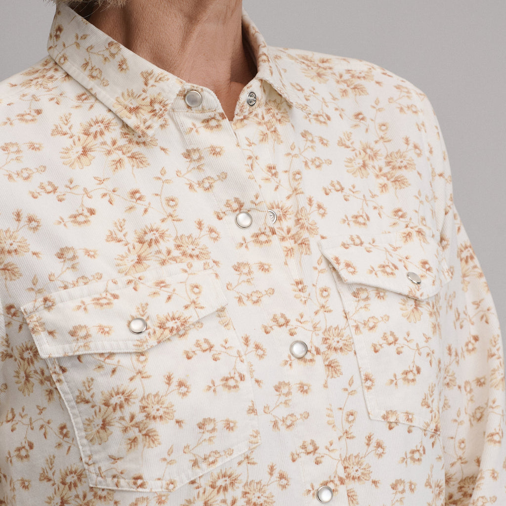 Women's Long-Sleeve Western Button-Down Shirt