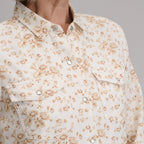 Women's Long-Sleeve Western Button-Down Shirt
