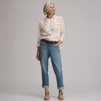 Women's Long-Sleeve Western Button-Down Shirt