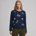 Women's Floral Crewneck Sweater
