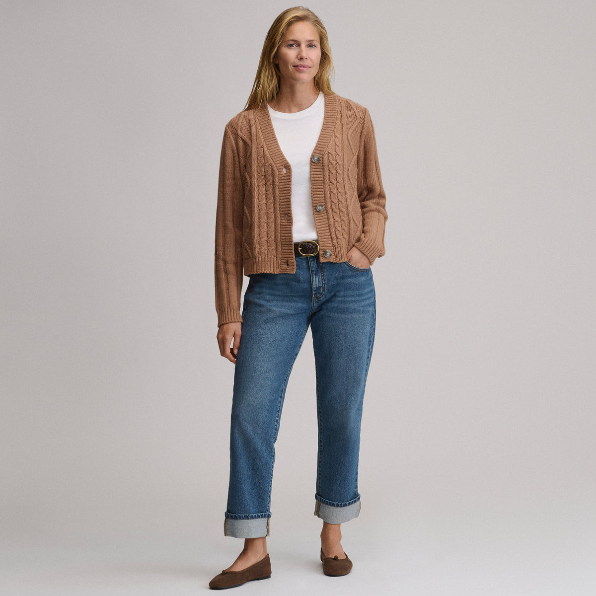 Women's Everloft Cable Cardigan Sweater