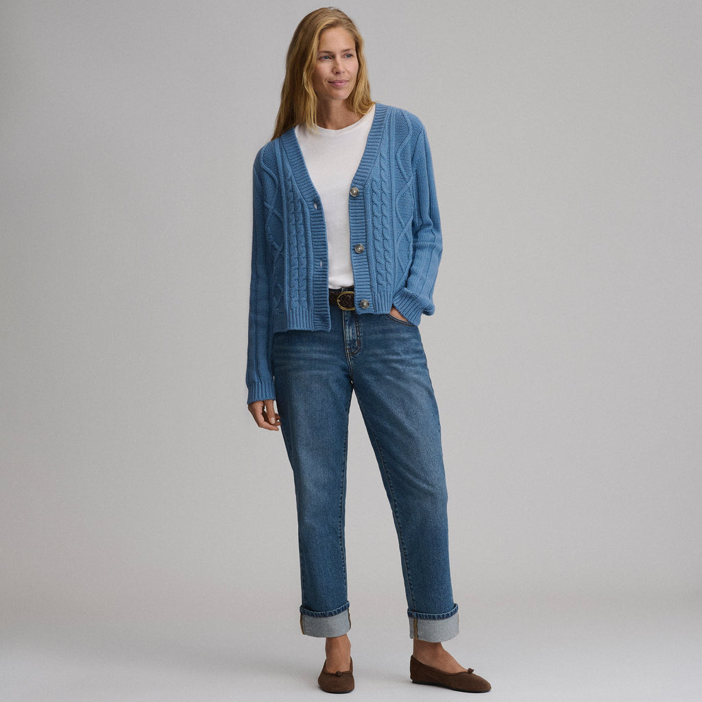 Women's Everloft Cable Cardigan Sweater