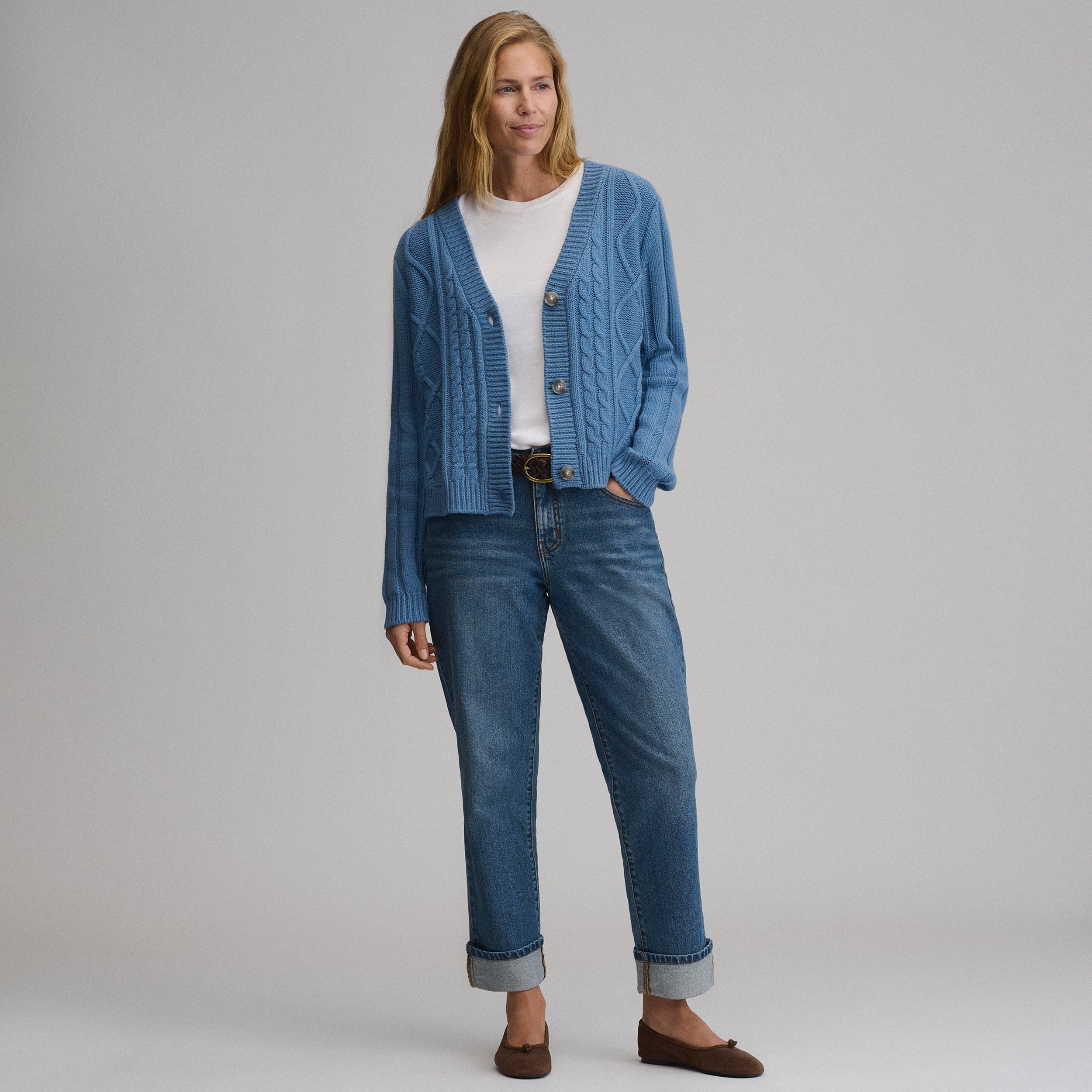 Women's Everloft Cable Cardigan Sweater