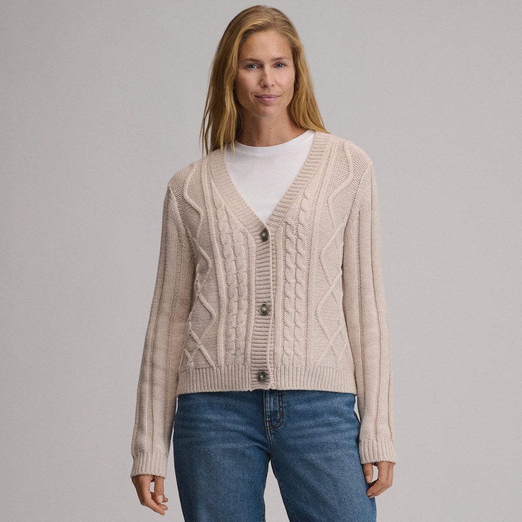 Women's Everloft Cable Cardigan Sweater