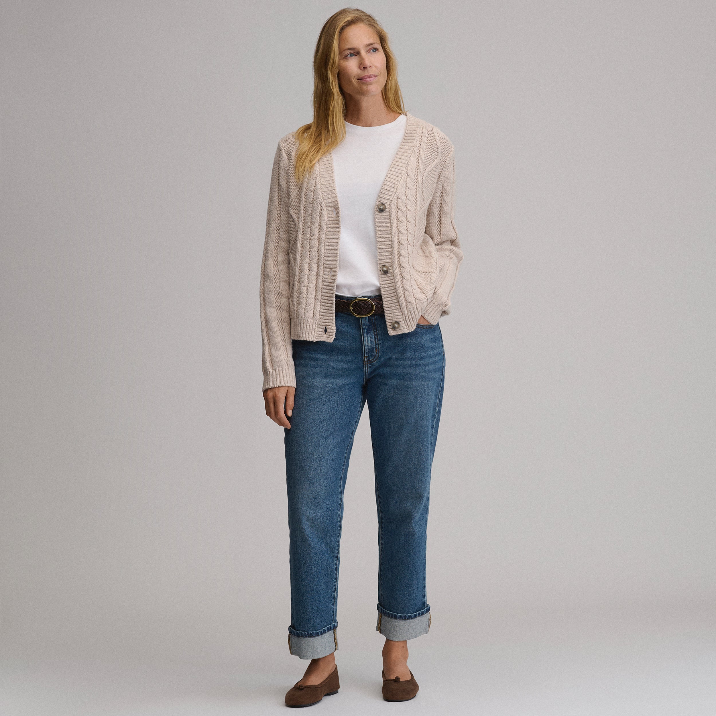 Women's Everloft Cable Cardigan Sweater