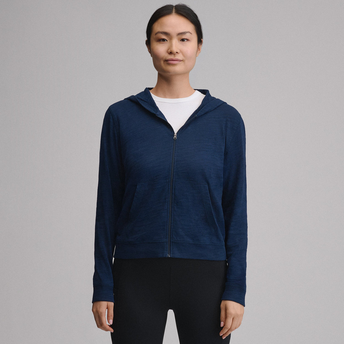 Women's Waverly Cotton Slub Full-Zip Sweatshirt