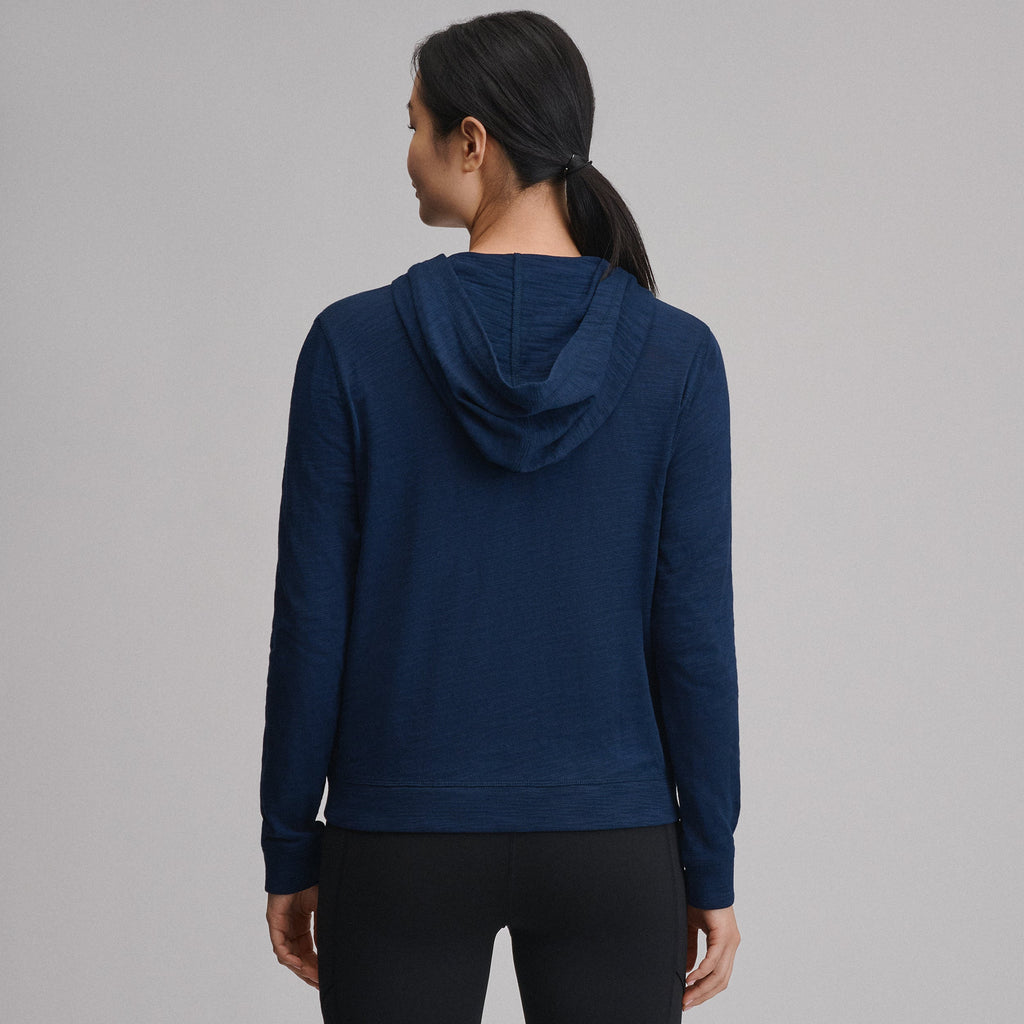 Women's Waverly Cotton Slub Full-Zip Sweatshirt