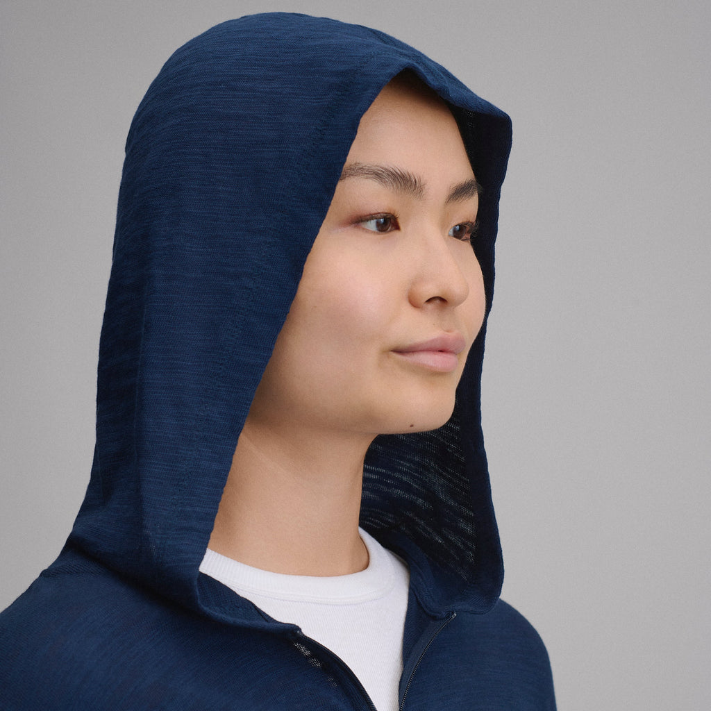 Women's Waverly Cotton Slub Full-Zip Sweatshirt