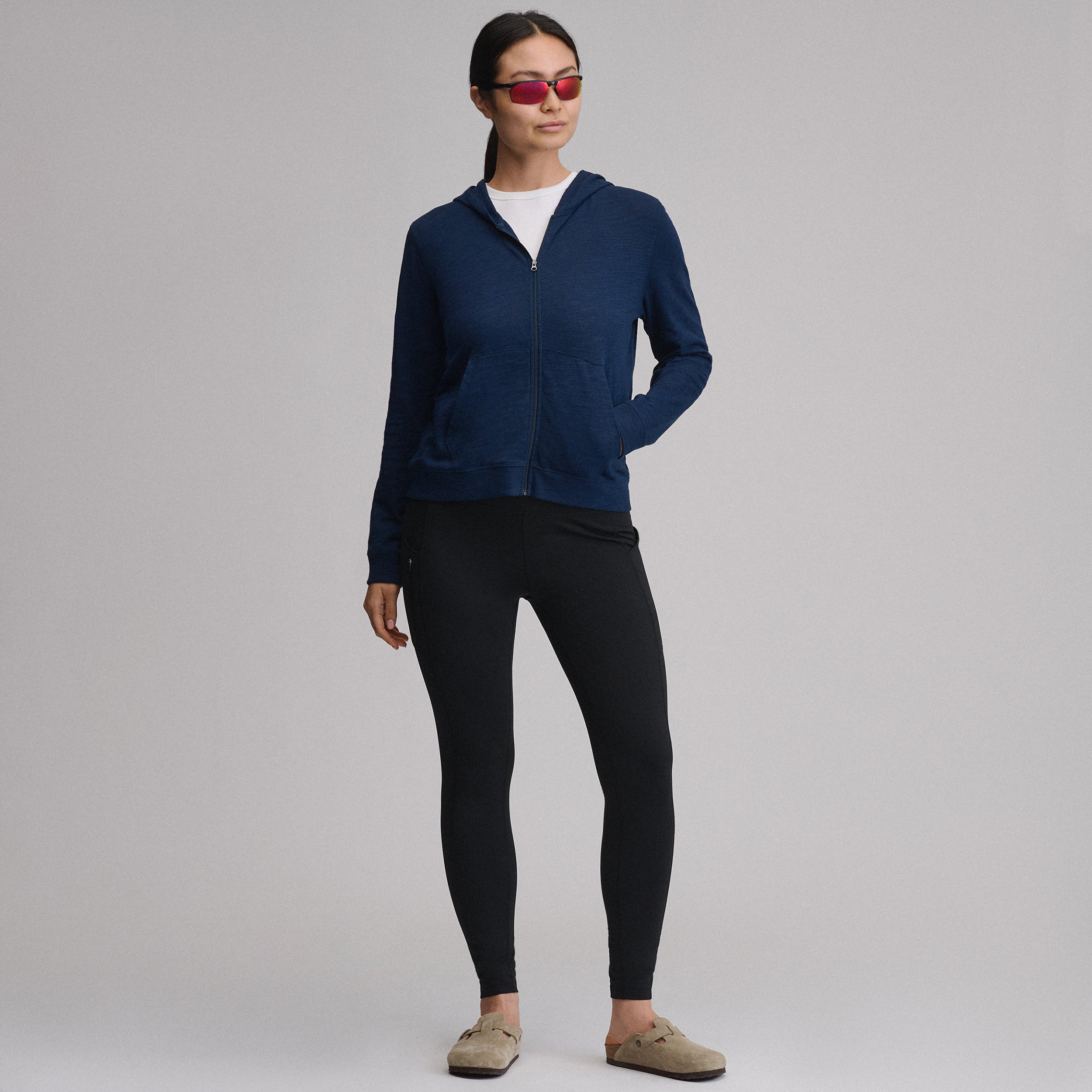 Women's Waverly Cotton Slub Full-Zip Sweatshirt