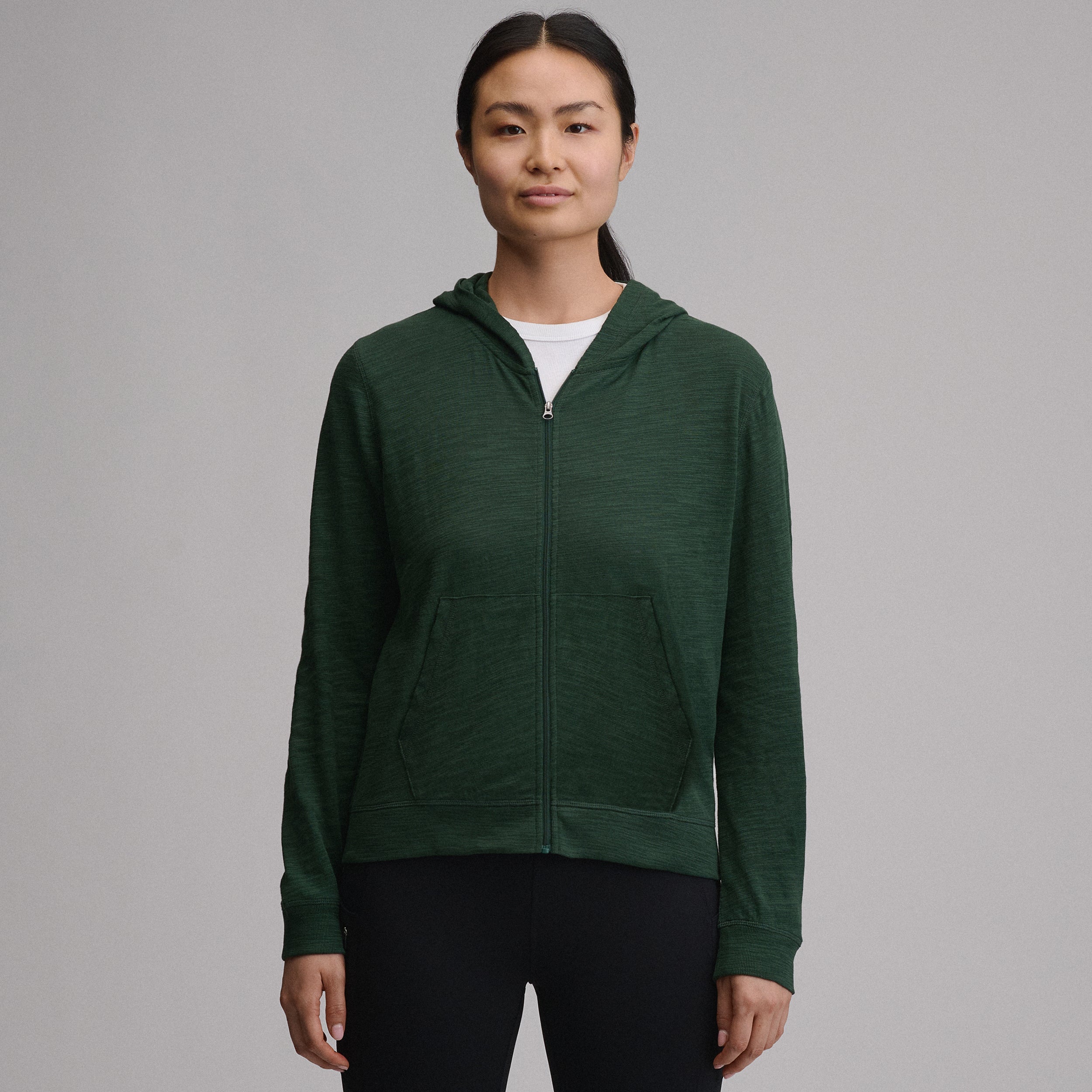 Women's Waverly Cotton Slub Full-Zip Sweatshirt
