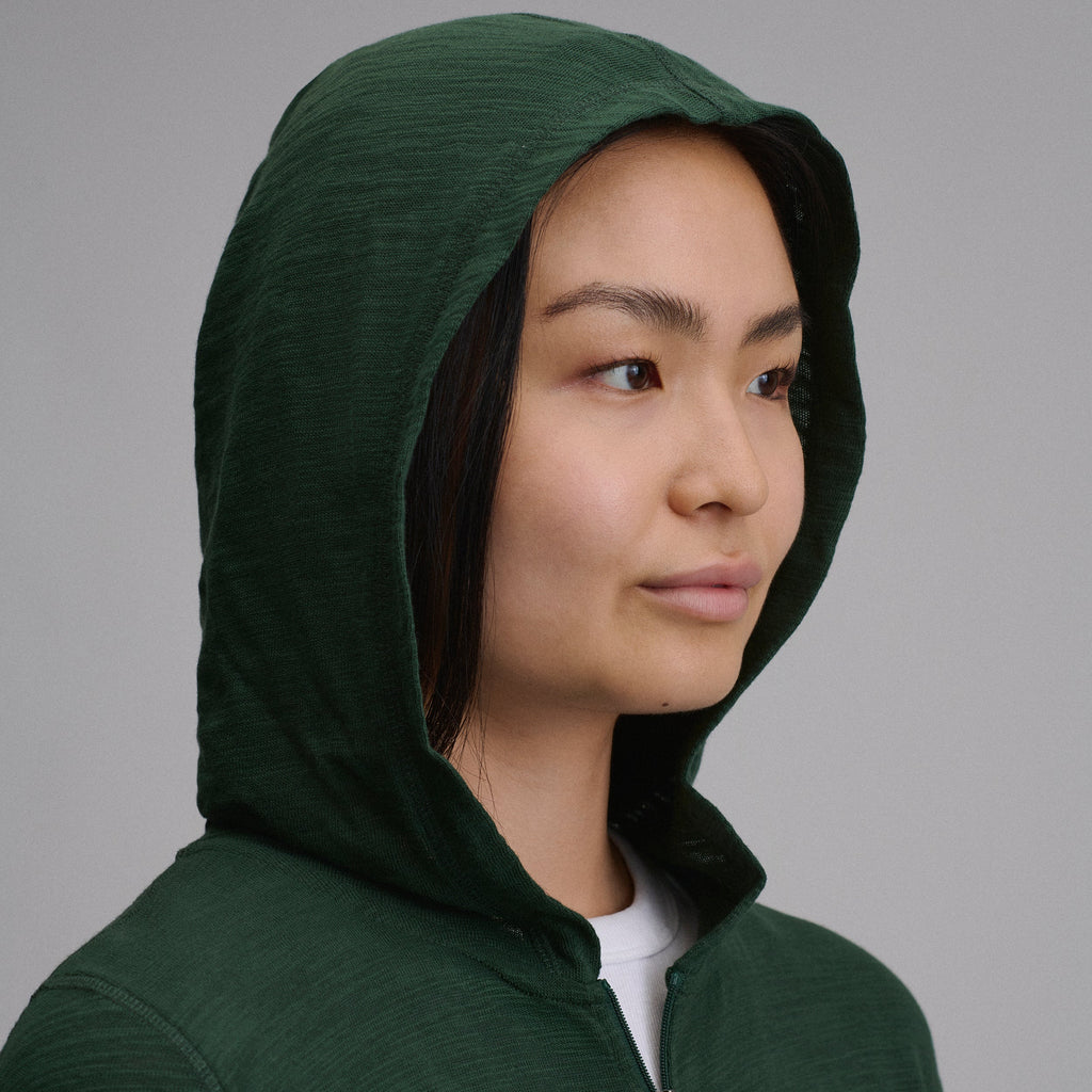 Women's Waverly Cotton Slub Full-Zip Sweatshirt