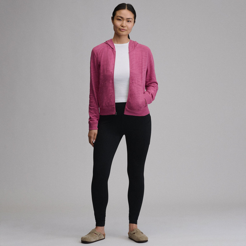 Women's Waverly Cotton Slub Full-Zip Sweatshirt