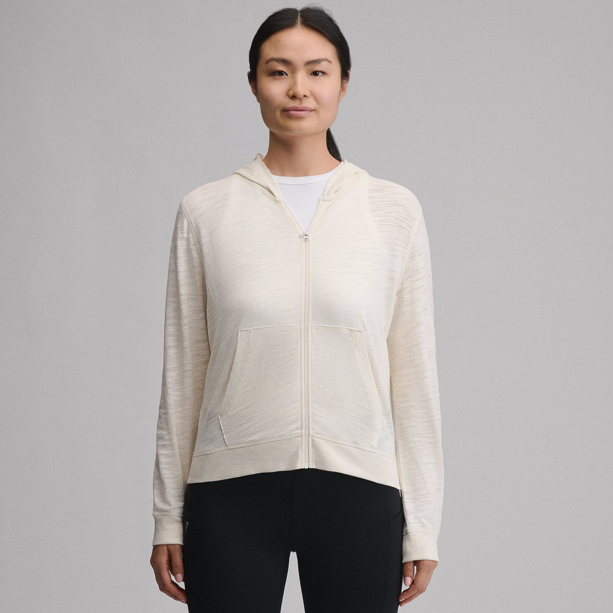 Women's Waverly Cotton Slub Full-Zip Sweatshirt