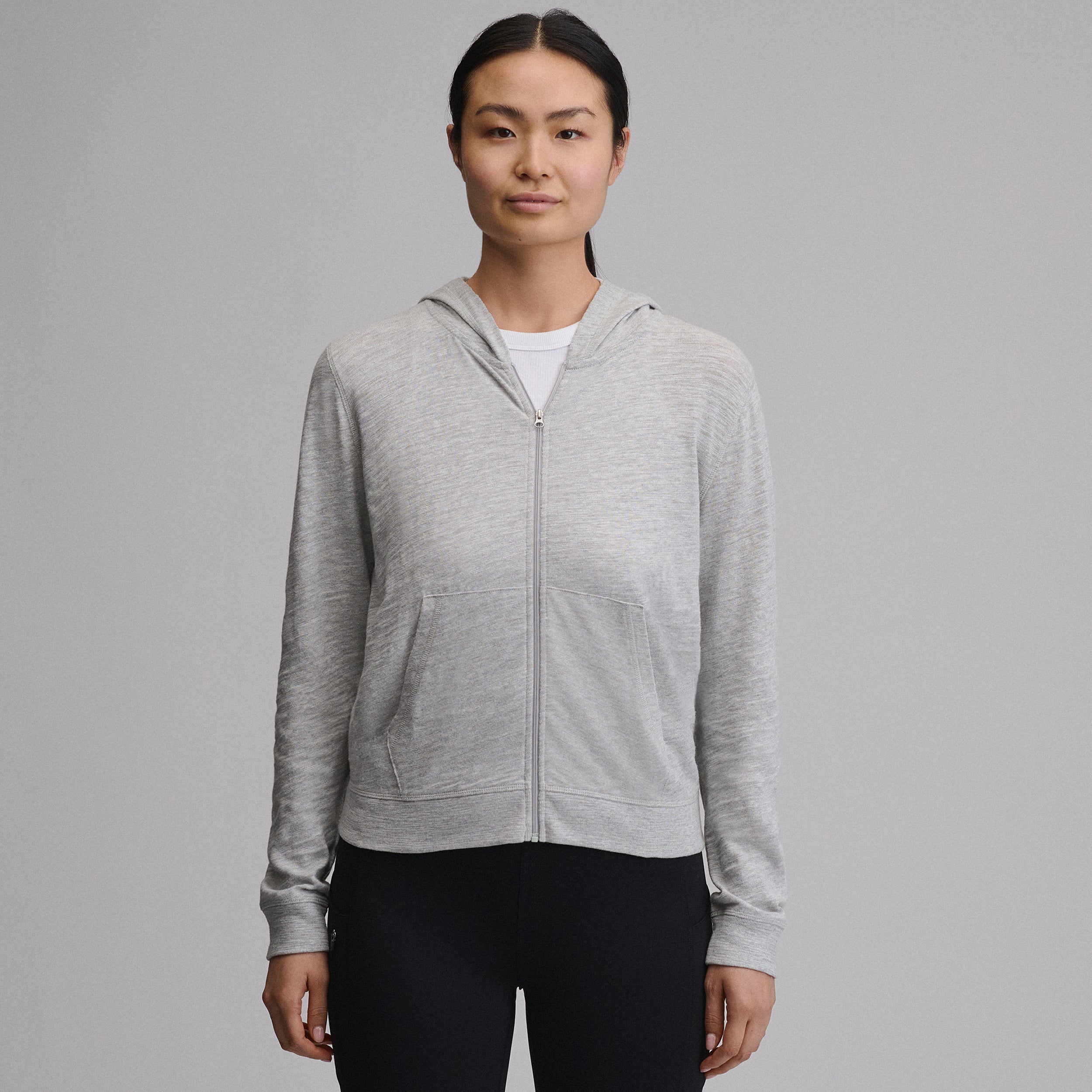 Women's Waverly Cotton Slub Full-Zip Sweatshirt